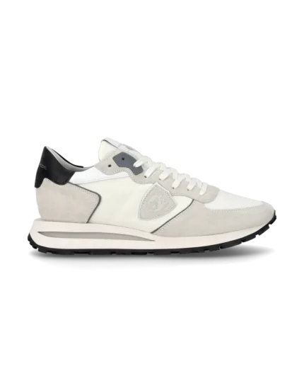 Sneakers Uomo Philippe Model Tropez Haute In Camoscio Bianco cod. TKLU W007