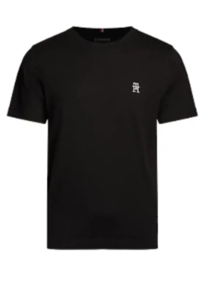 T-Shirt Uomo Regular Fit Tommy Hilfiger Monogram Nera art. MW0MW33987 BDS