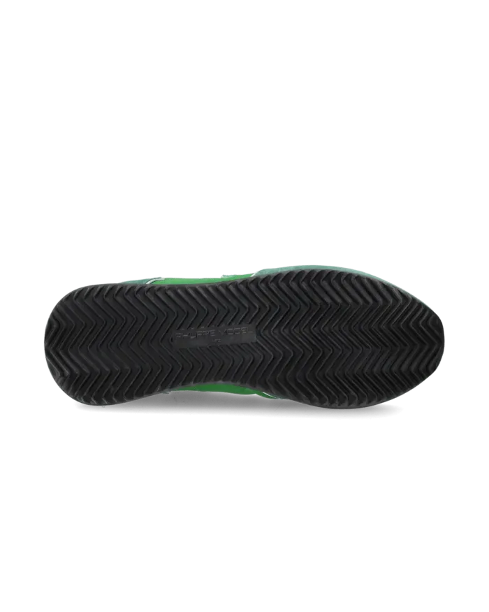 Sneakers Uomo Philippe Model Trpx Tropez In Camoscio Verde cod. TZLU WN78, foto 5 di 6