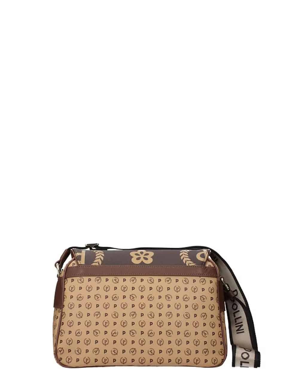 Pollini Heritage – Borsa A Spalla Donna In Pelle, Marrone, TE8400PP02Q1E11A