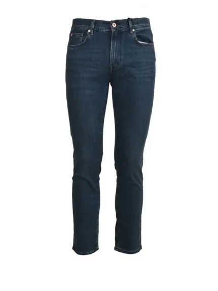 Jeans Slim Uomo Tommy Hilfiger Bleecker Lavaggio Medio Scuro art. MW0MW33980 1BE