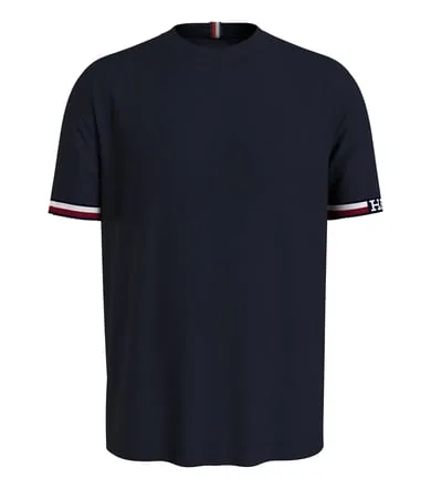 T-Shirt Uomo Regular Fit Tommy Hilfiger Blu art. MW0MW33678 DW5
