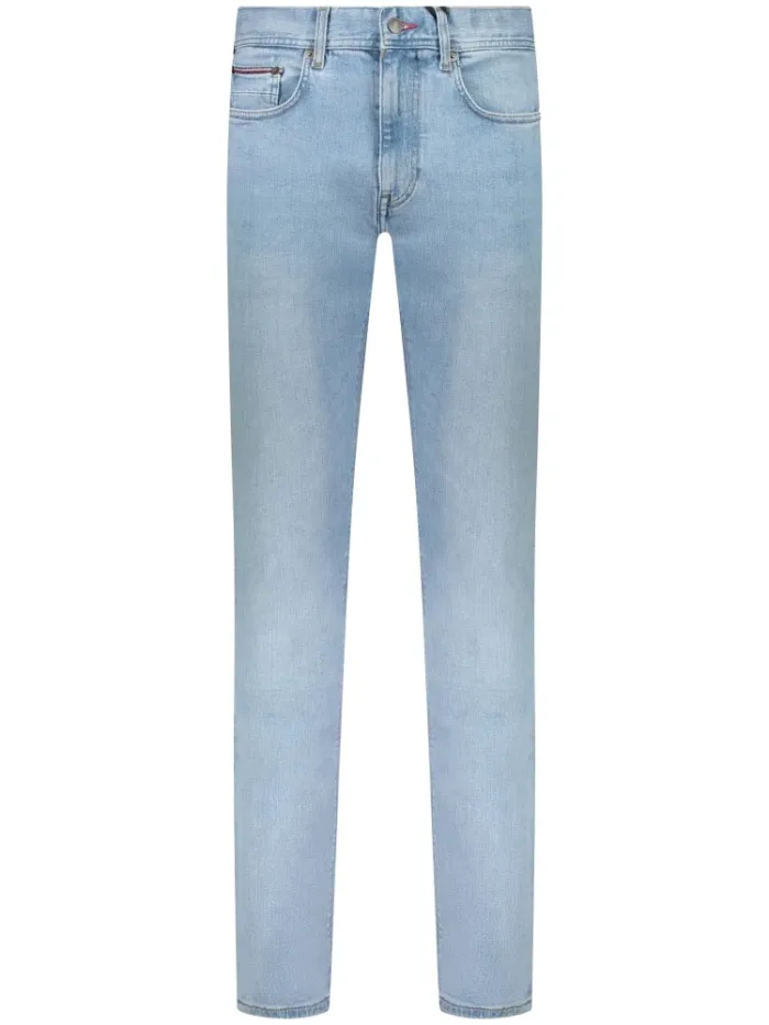 Jeans Slim Uomo Tommy Hilfiger Bleecker Lavaggio Medio Chiaro art. MW0MW33964 1AB, foto 1 di 2