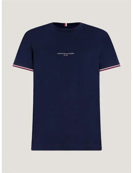 T-Shirt Uomo Slim Fit Tommy Hilfiger Blu art. MW0MW32584 DW5