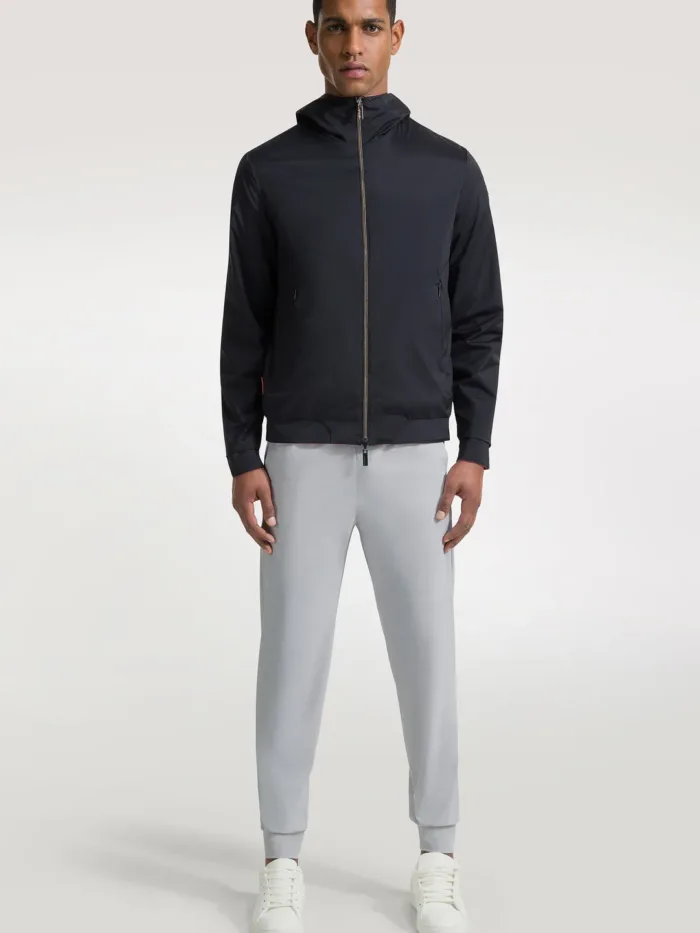 Giubbino con Cappuccio Estivo RRD Summer Urban Hood Rev Jkt Blu Interno Nero Art. 24009 Col 60, foto 2 di 2
