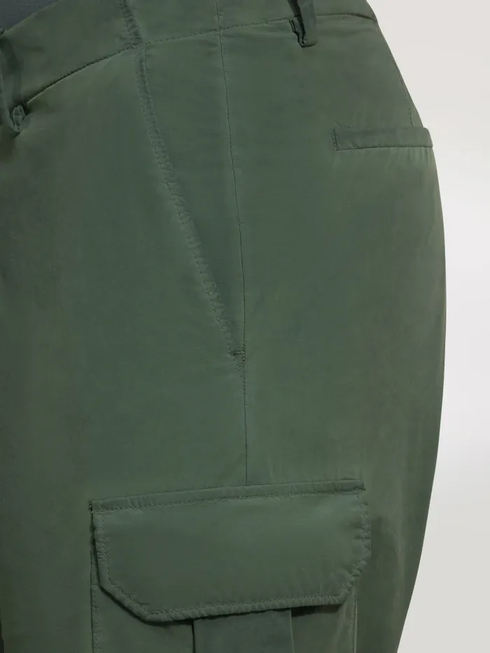 Pantalone Cargo Estivo RRD Extralight Gdy Cargo Pant Verde Art. 24335 Col 20, foto 2 di 3