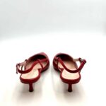 Slingback Anna F in Nappa Rossa, Tacco 5 cm art. 1410 - immagine 4