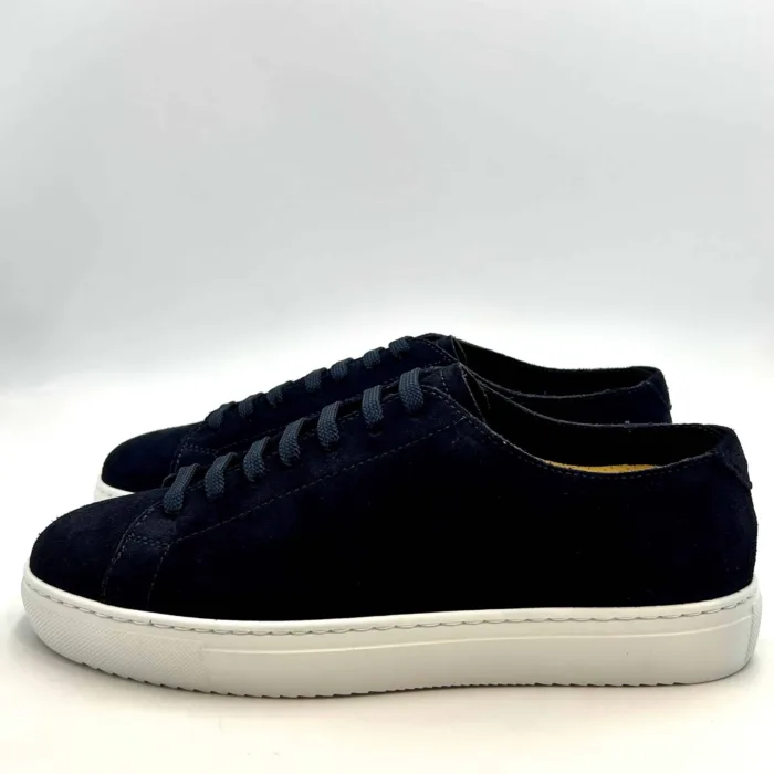 Sneakers Uomo Doucal's In Camoscio Blu Con Fondo Gomma Art. DU3285ROGEUF106IB00, foto 3 di 5