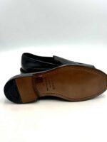 Mocassino Uomo Doucal's In Pelle Morbida Nera Con Fondo Cuoio Art. DU3008PHOEUY196NN00 - immagine 5