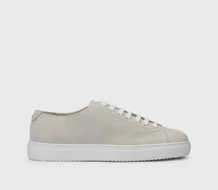 Sneakers Uomo Doucal's In Camoscio Ghiaccio Con Fondo Gomma Art. DU3285ROGEUF106IW17