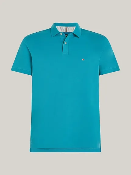 Polo 1985 Regular Fit Uomo Tommy Hilfiger Surf Blue art. MW0MW17770 CX6