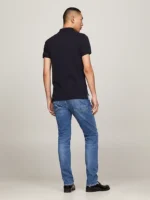 Polo 1985 Slim Fit Uomo Tommy Hilfiger Blu art. MW0MW17771 DW5 - immagine 3