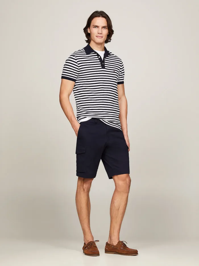 Bermuda Harlem con Tasconi Uomo Tommy Hilfiger Blu art. MW0MW23573 DW5, foto 2 di 2
