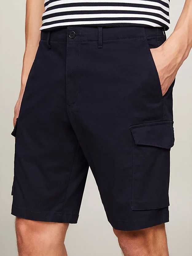 Bermuda Harlem con Tasconi Uomo Tommy Hilfiger Blu art. MW0MW23573 DW5, foto 1 di 2