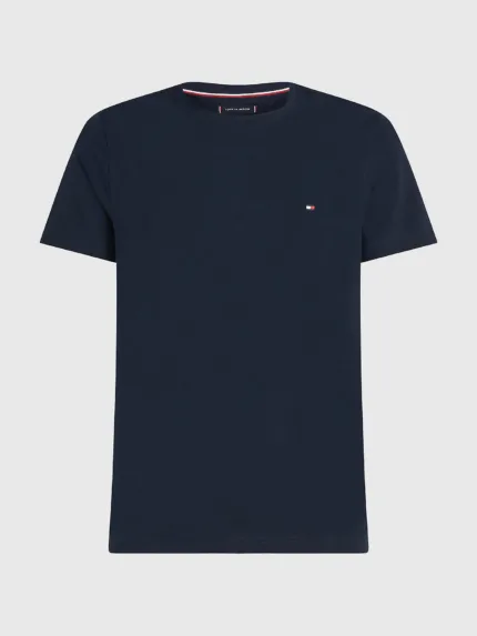 T-shirt Uomo Tommy Hilfiger Blu con Logo Extra Slim Fit cod MW0MW27539 DW5