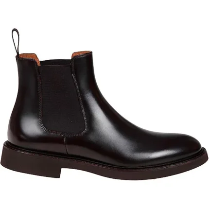 Stivaletto Beatles Uomo Doucal's In Pelle Spazzolata Testa di Moro Art. DU1343GENOUF007TM02