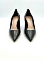 Decolletè Ninalilou in Nappa Nera, Tacco 7 cm art. 302541K7 - immagine 2