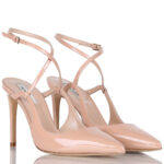 Slingback Ninalilou in Vernice Nude, Tacco 10 cm art. 321208L9 - immagine 3