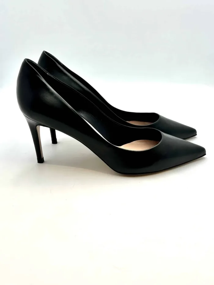 Decolletè Ninalilou in Nappa Nera, Tacco 7 cm art. 302541K7, foto 1 di 5