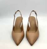 Slingback Sergio Levantesi in Pelle Nude Tacco 8 cm art. JUDY - immagine 2