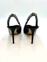 Slingback Gioiello Ninalilou in Nappa Nera, Tacco 9 cm art. 291220A9 - immagine 4