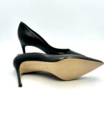 Decolletè Ninalilou in Nappa Nera, Tacco 7 cm art. 302541K7 - immagine 5