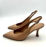 Slingback Sergio Levantesi in Pelle Nude Tacco 8 cm art. JUDY - immagine 3