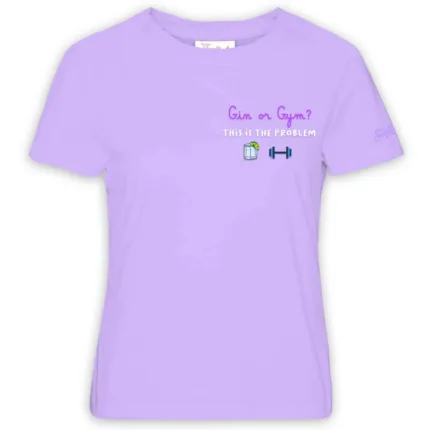 T-Shirt Mc2 Saint Barth Lavanda art. Emilie Gin Gym 24 EMB