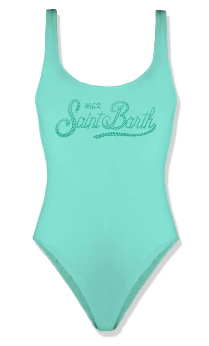 Costume Intero Mc2 Saint Barth Celeste art. Lora SB 56 Strass, foto 1 di 1