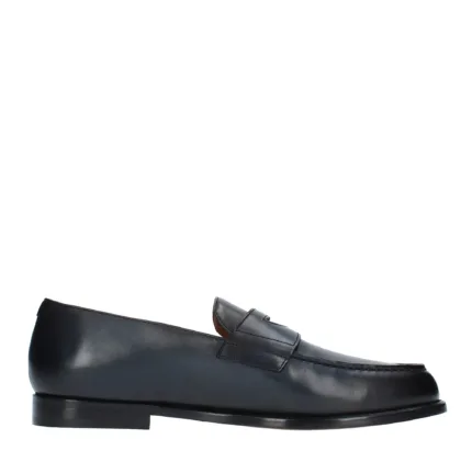 Mocassino Uomo Doucal's In Pelle Blu Con Fondo Cuoio Antiscivolo Art. DU3260MARIUF159NB28
