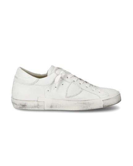 Sneaker Uomo Philippe Model Paris PRSX in pelle Bianca mod. PRLU 1012