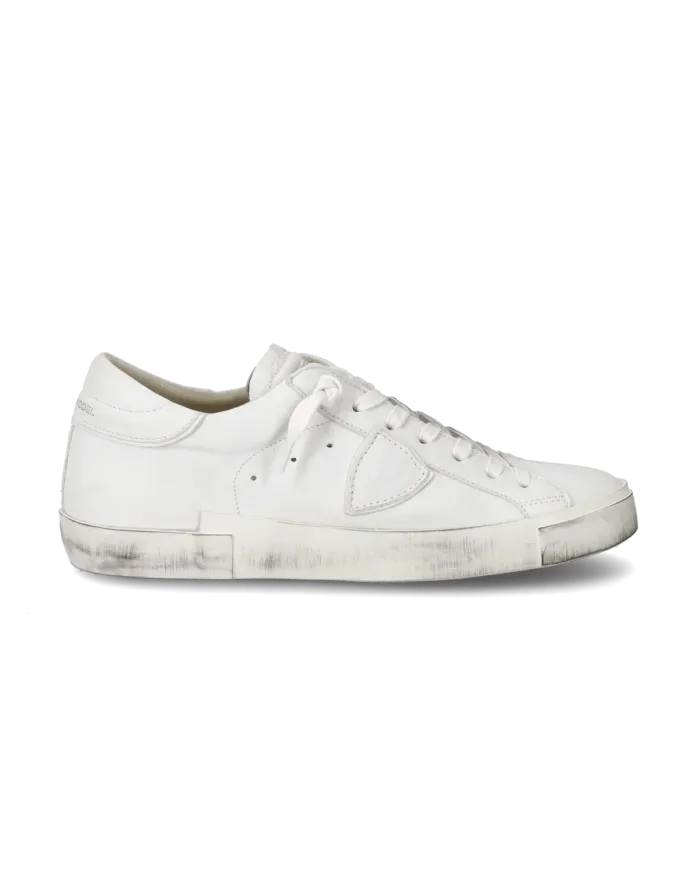 Sneaker Uomo Philippe Model Paris PRSX in pelle Bianca mod. PRLU 1012, foto 1 di 6