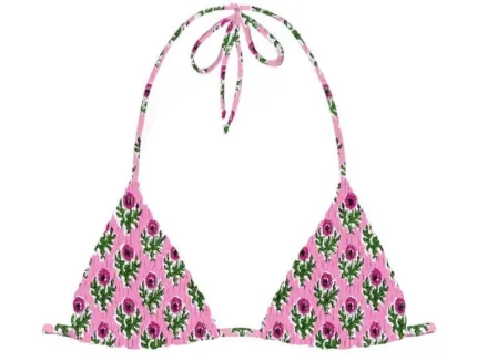 Costume Mc2 Saint Barth Triangolo Arricciato Rosa art. Ria Radical Flowers 21