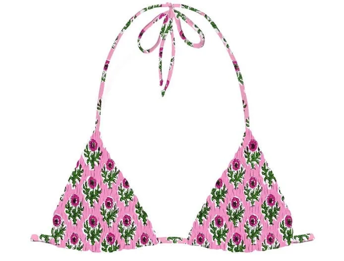 Costume Mc2 Saint Barth Triangolo Arricciato Rosa art. Ria Radical Flowers 21, foto 1 di 1