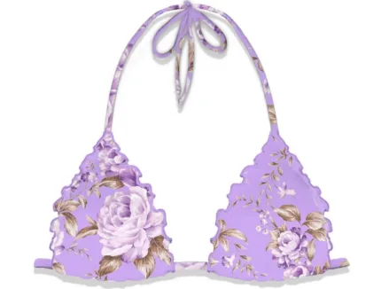 Costume Mc2 Saint Barth Triangolo Floreale Lilla art. Sagittarius Decorative Rose 24