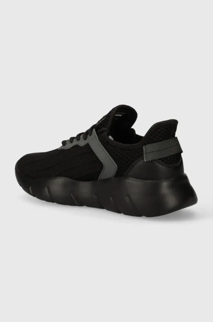 Sneakers Uomo Blauer In Tela Tecnica Nera cod. S4HULETT01 KNI, foto 2 di 4