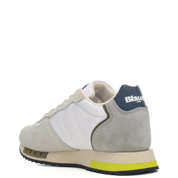 Sneakers Uomo Blauer In Camoscio Avorio cod. S4QUEENS01 NUB, foto 2 di 2