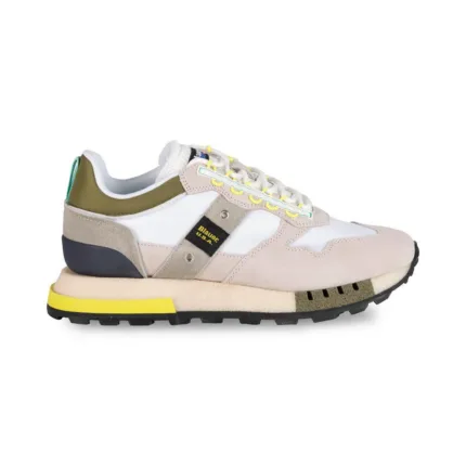 Sneakers Uomo Blauer In Camoscio Avorio cod. S4HERON02 RIS