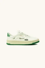 Sneakers Uomo Foamers Bianca con Dettagli Verdi cod. R0001