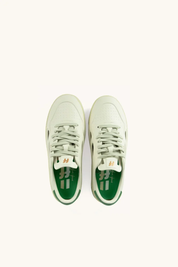 Sneakers Donna Foamers Bianca con Dettagli Verdi cod. R0001, foto 4 di 8