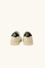 Sneakers Donna Foamers Bianca con Dettagli Neri e Rosa cod. R0008 - immagine 5