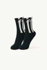 Sneakers Donna Foamers Bianca con Dettagli Neri e Rosa cod. R0008 - immagine 7