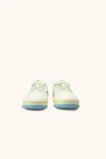 Sneakers Uomo Foamers Bianca con Dettagli Azzurri cod. R00015 - immagine 3
