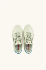 Sneakers Uomo Foamers Bianca con Dettagli Azzurri cod. R00015 - immagine 4