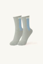Sneakers Uomo Foamers Bianca con Dettagli Azzurri cod. R00015 - immagine 7