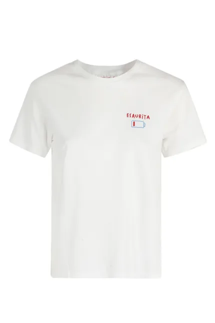 T-shirt Mc2 Saint Barth Bianca art. Emilie Esaurita 01 EMB