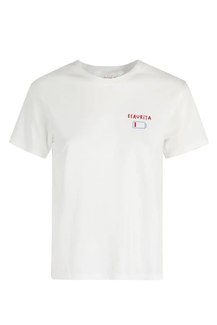 T-shirt Mc2 Saint Barth Bianca art. Emilie Esaurita 01 EMB, foto 1 di 2