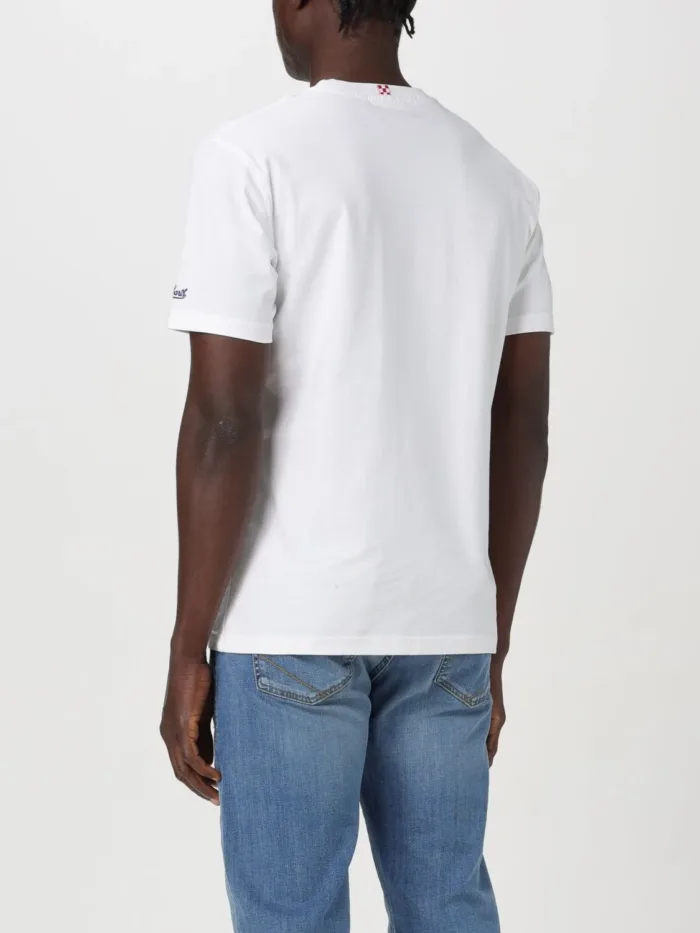 T-shirt Mc2 Saint Barth Bianca art. Tshirt Man All Need Gin Tonic 01N, foto 2 di 3