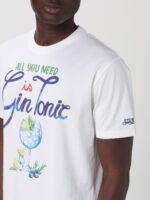 T-shirt Mc2 Saint Barth Bianca art. Tshirt Man All Need Gin Tonic 01N - immagine 3