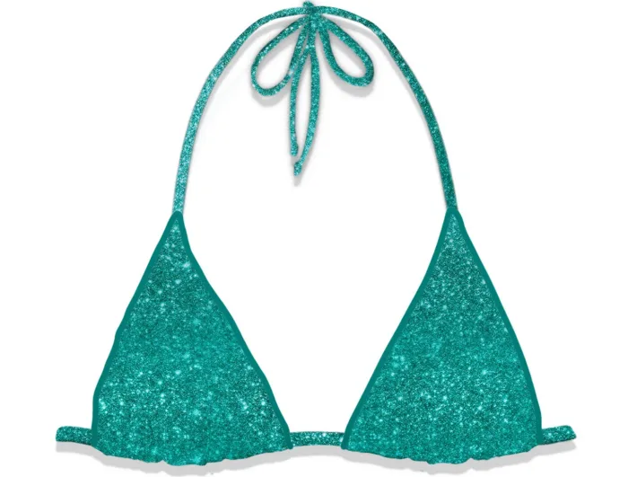 Costume Mc2 Saint Barth Triangolo Lurex Verde art. Leah Lurex 59, foto 1 di 1